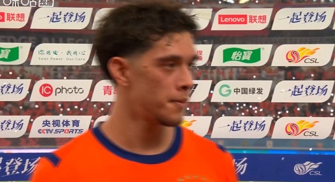 山东泰山3-1青岛海牛取三连胜 替补李小恒:位置无所谓努力最重要