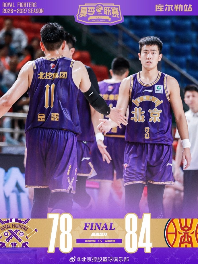 罗汉琛20+11难救主 北控夏联78-84负山西 罗汉琛20+11难救主 北控夏联78-84负山西