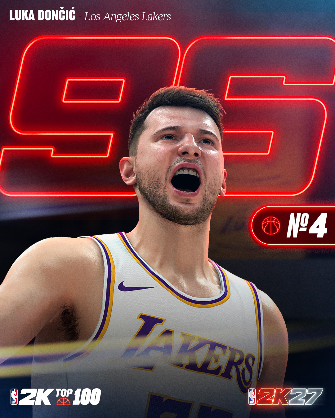 NBA2K27前十能力值公布：亚历山大文班约基奇97并列第一，库里杜兰特93
